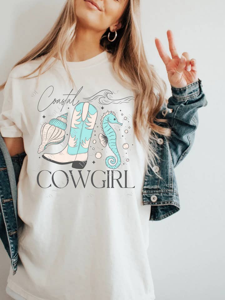 T-shirt Coastal Cowgirl pour la vente par Southern Vogue Wholesale