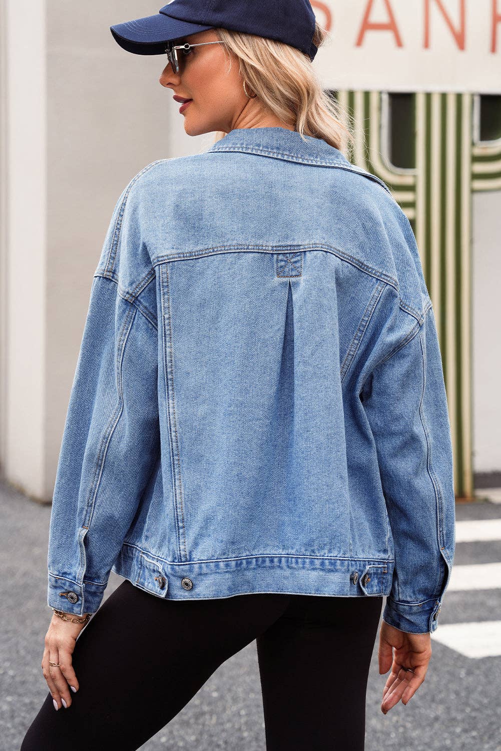 Lovesoft - Wholesale Denim Jacket - Women's - Washed Oversize Pocketed Denim Jacket21