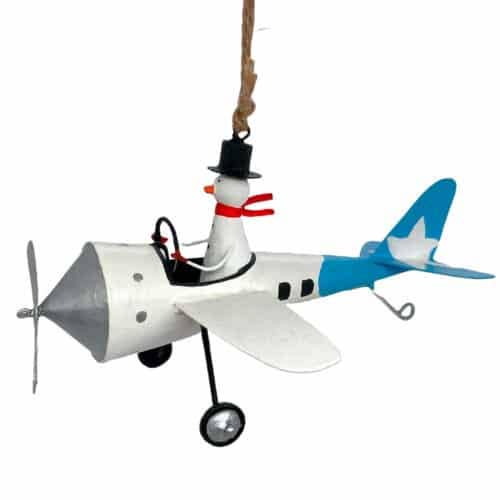 Bonhomme de neige dans un avion pour la vente par Santa and friends