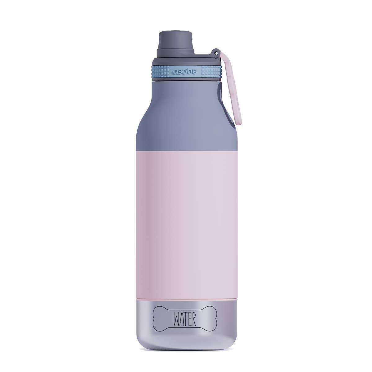 Until Pty Ltd - Wholesale Water bottle - Asobu Buddy Dog Food and Water Bottle 1L Pastel Pink0