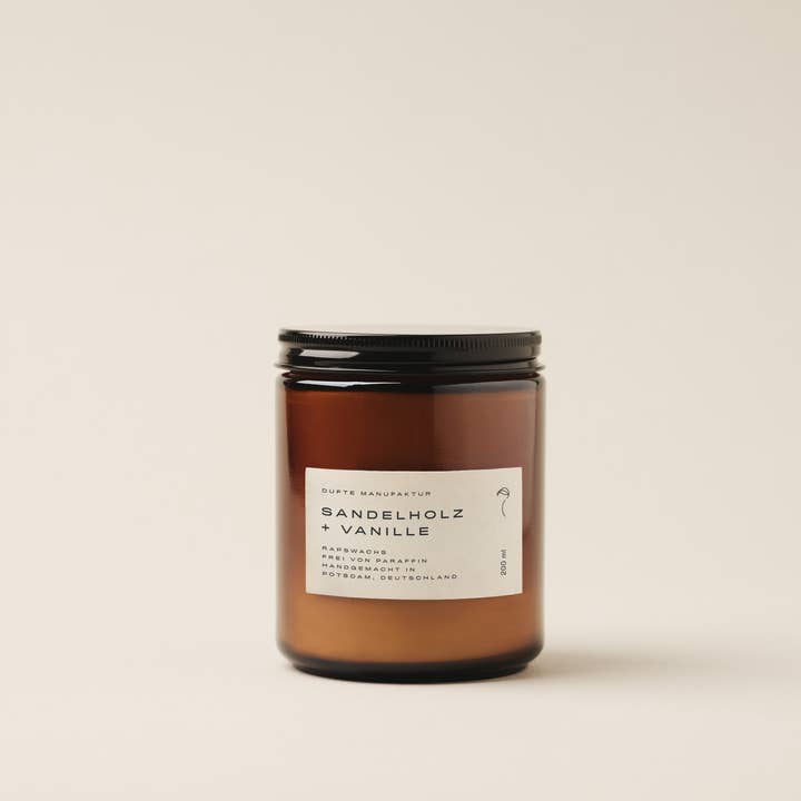 DUFTE Manufaktur - Wholesale Jar/Filled Candle - Base candle sandalwood & vanilla1