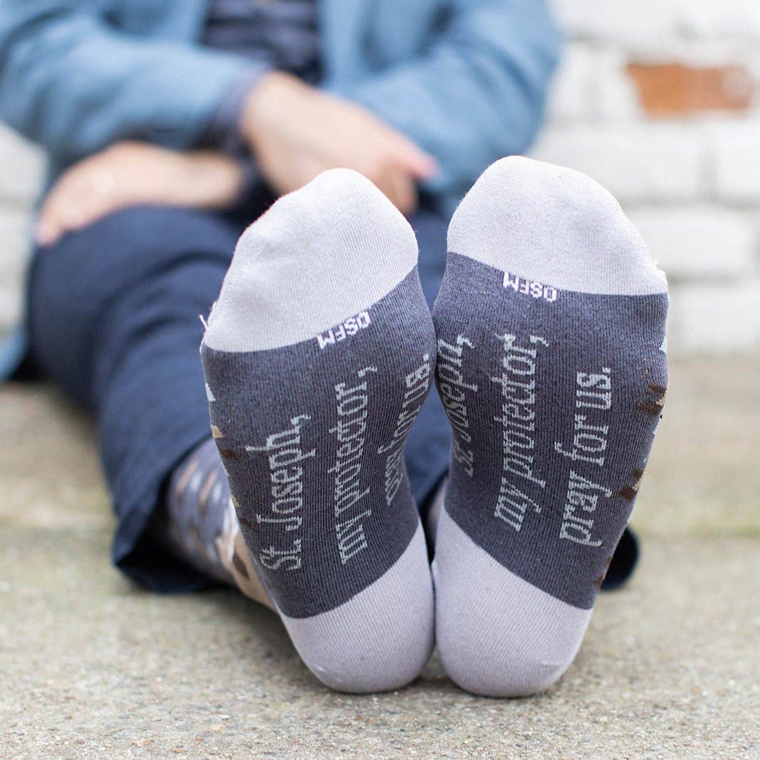 Sock Religious - Vente Chaussettes – unisexe - Chaussettes pour adultes Saint Joseph l'ouvrier2
