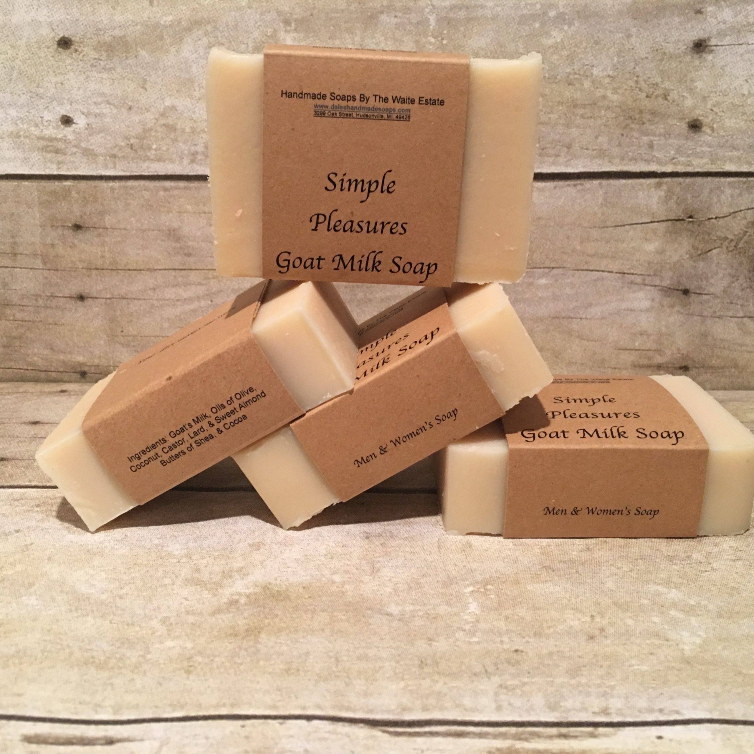 Dales Handmade Soaps & More - Wholesale Bar Soap - Simple Pleasures Goat Milk Soap2