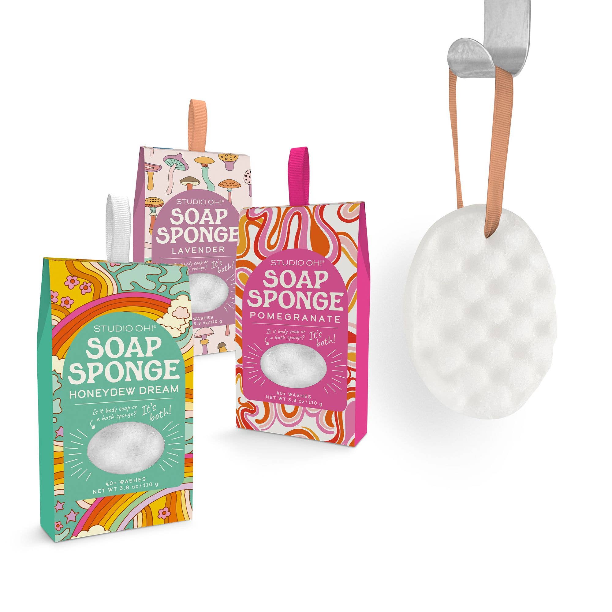Studio Oh! - Wholesale Bath Pouf/Sponge - Happy-Go-Lucky Days Soap Sponge4