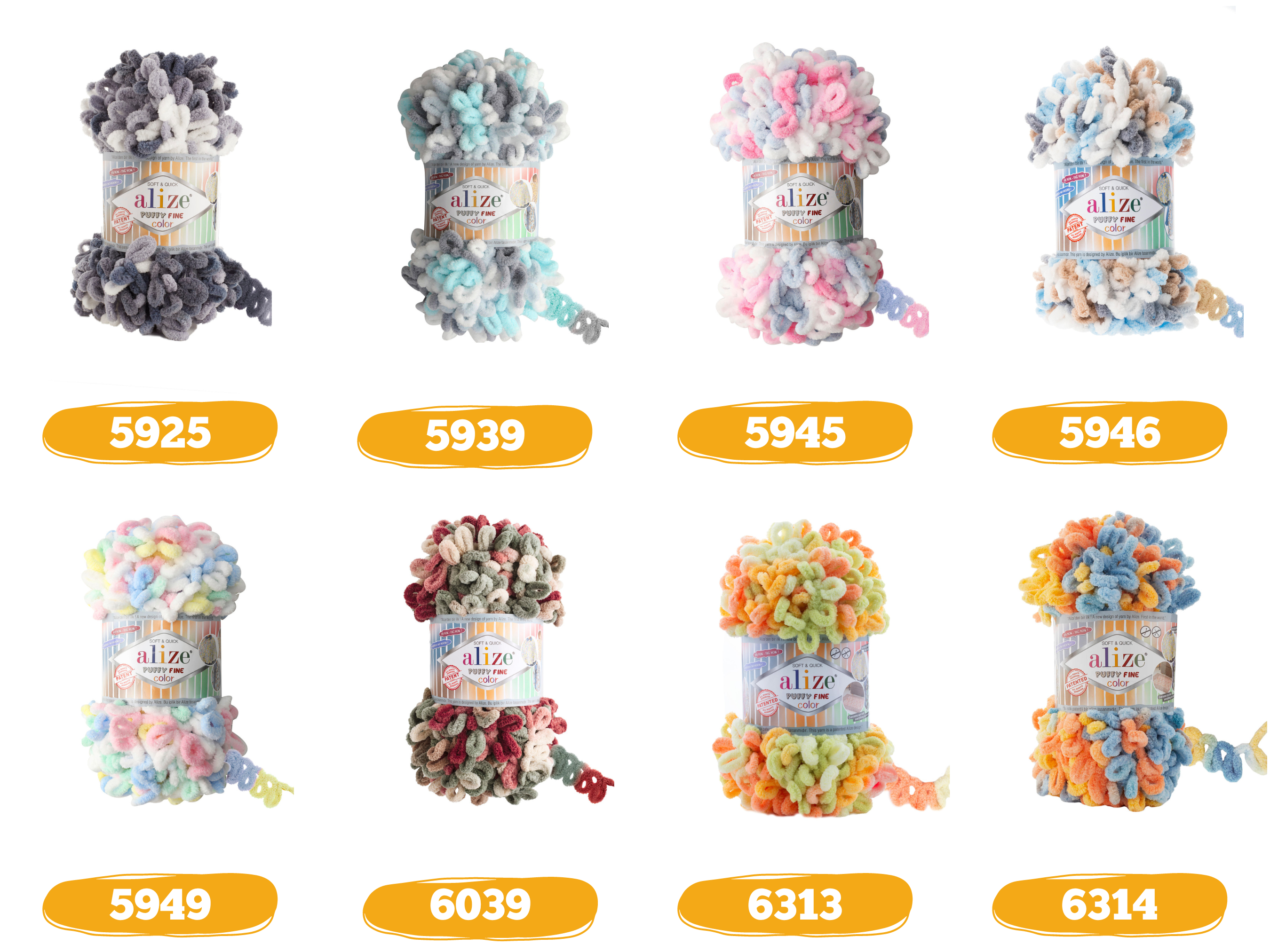 Craftsyarn - Wholesale Yarn - Alize Puffy Fine Color, Blanket Yarn, Soft Baby Yarn3