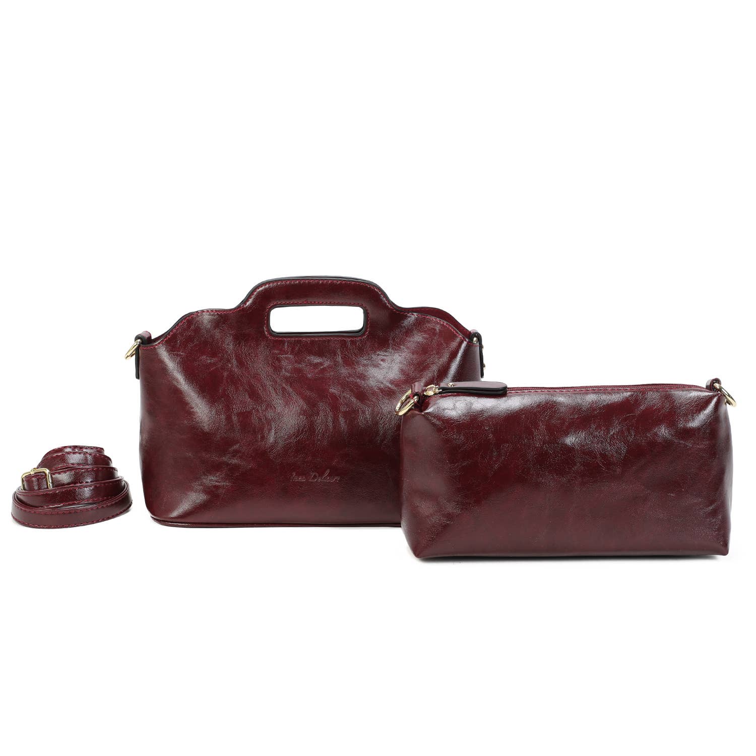 INES DELAURE – wholesale Top handle bag – women's – “Two in one” handbag26