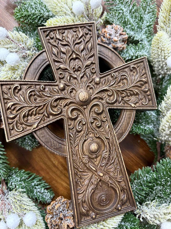 Croix Élégante Arbre de Vie pour la vente par KozakWorkshop