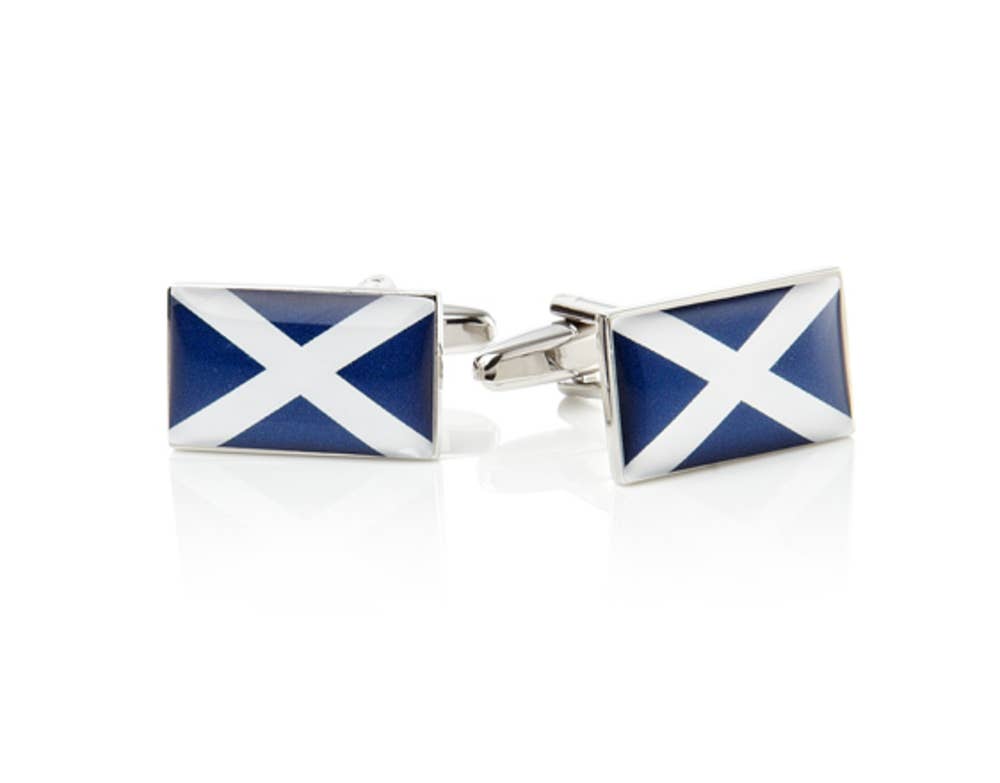 Roberts and Dore – wholesale Cufflinks – Scottish Saltire Cufflinks0