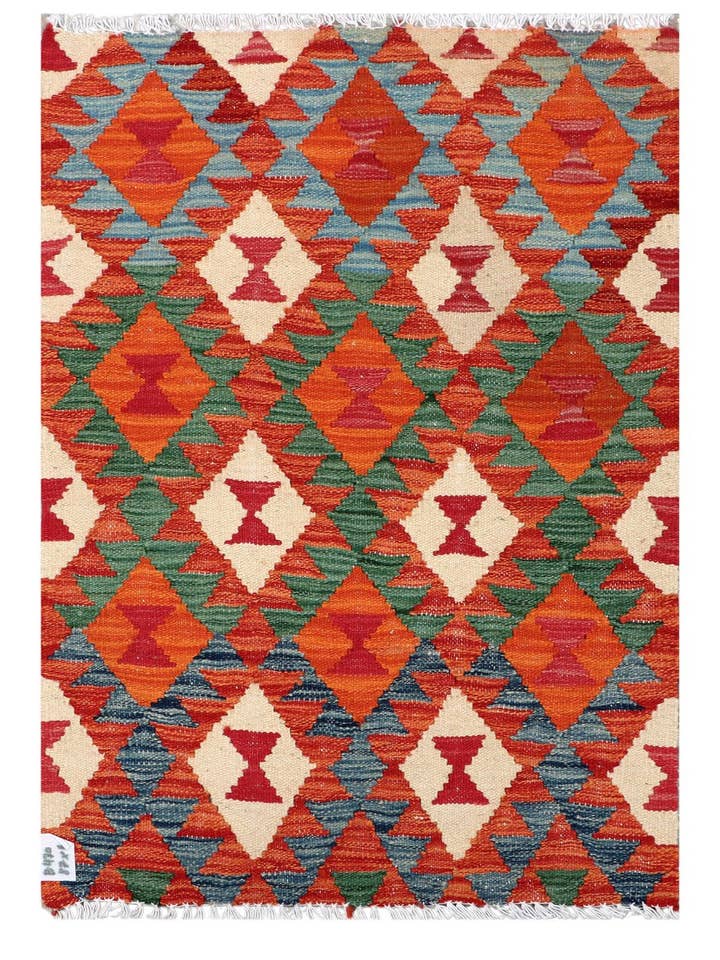 Maimana Afghanistan Kilim Rug - 88 x 62 cm for wholesale by Imaco Rugs