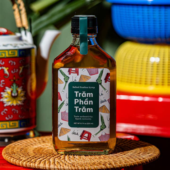Tram Phan Tram - Wholesale Cocktail Mix/Syrup - Salted Pandan Syrup0