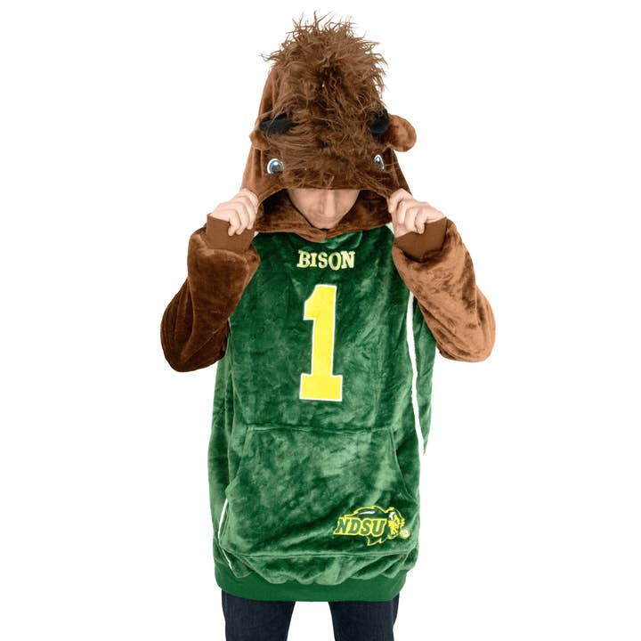 OrangeOnions - Wholesale Hoodie - Unisex - North Dakota State Blanket Hoodie & Pillow Adult Snugible3