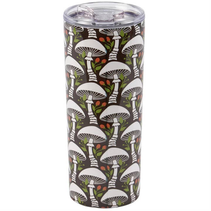 Questionables - Wholesale Drinking Glass/Cup - Mushroom Coffee Tumbler2