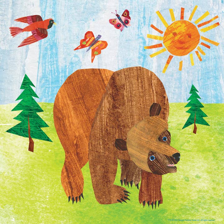 Masterpieces Puzzles - Wholesale Puzzle - Kids - World of Eric Carle - Brown Bear 25 Piece Puzzle1