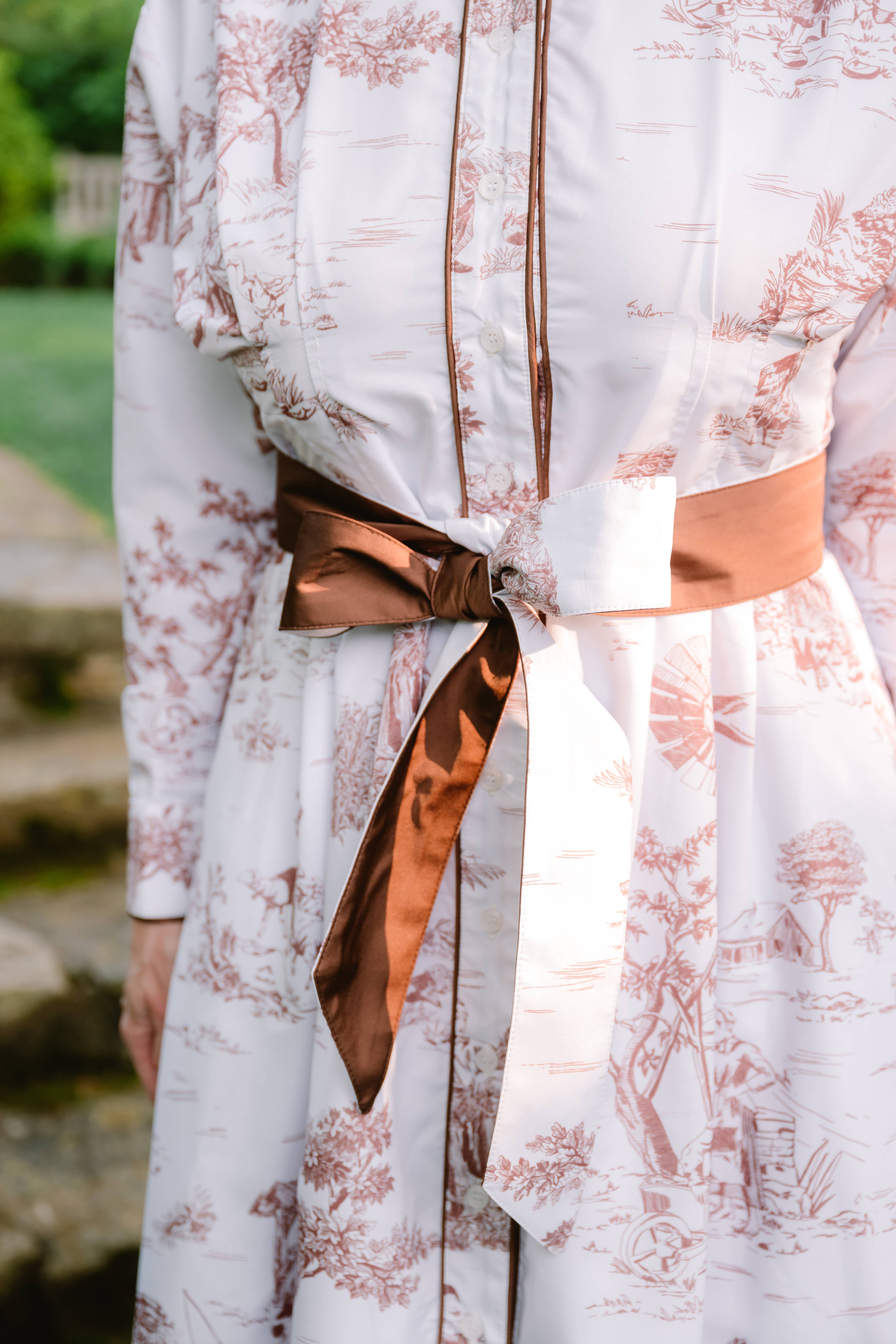 Kim Lolley Designs - Wholesale Dress - Women's - JILL DRESS BROWN TOILE5