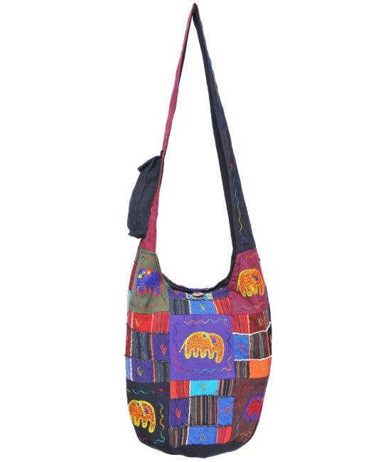 7 Star - Wholesale Shoulder Bag - Women's - Boho Style Hobo Handcrafted Handbags Size:14"x3.5"x13" Asso.9