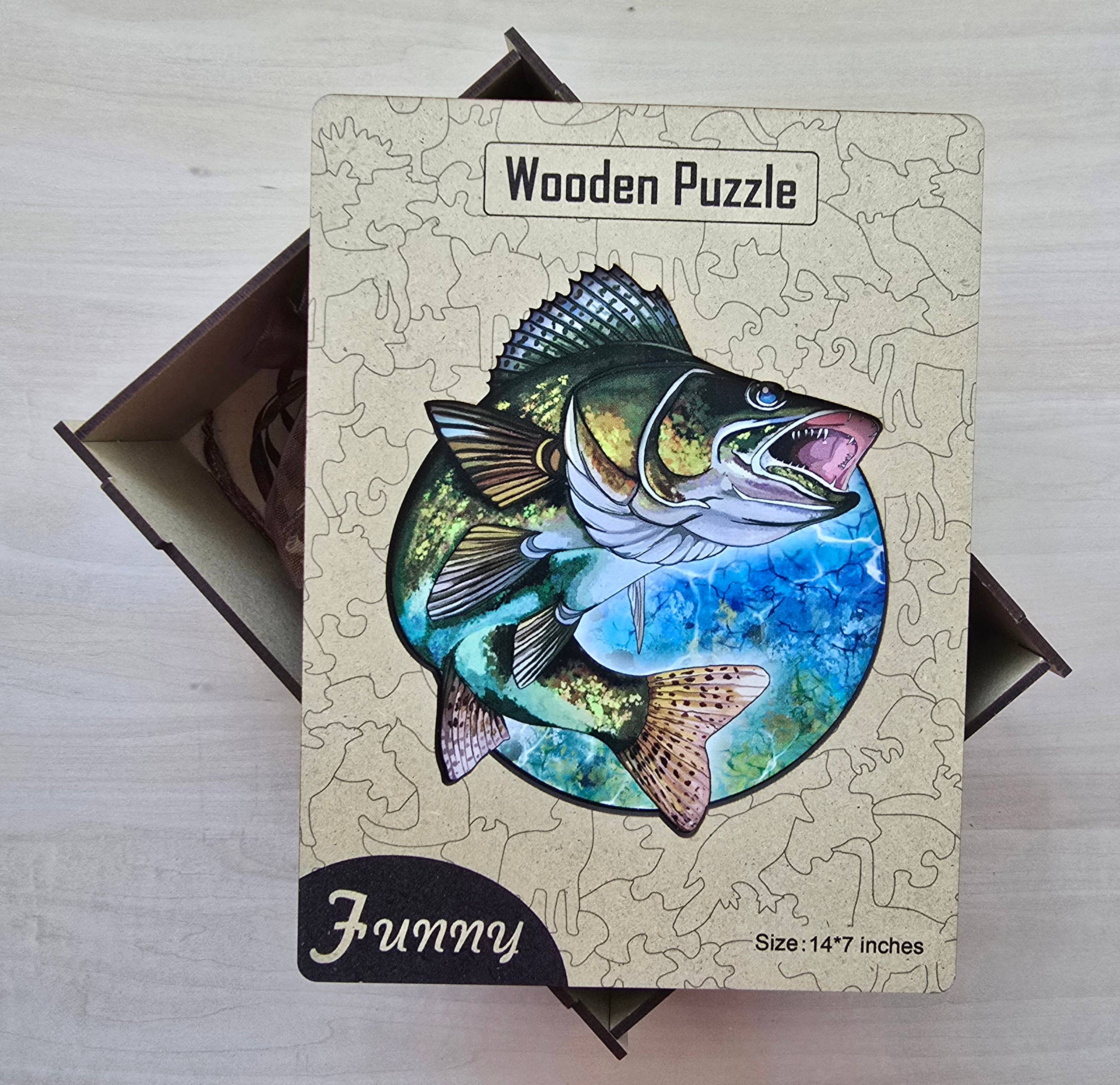 Art Factory LLC - Wholesale Puzzle - Adult - Walleye wooden puzzle9