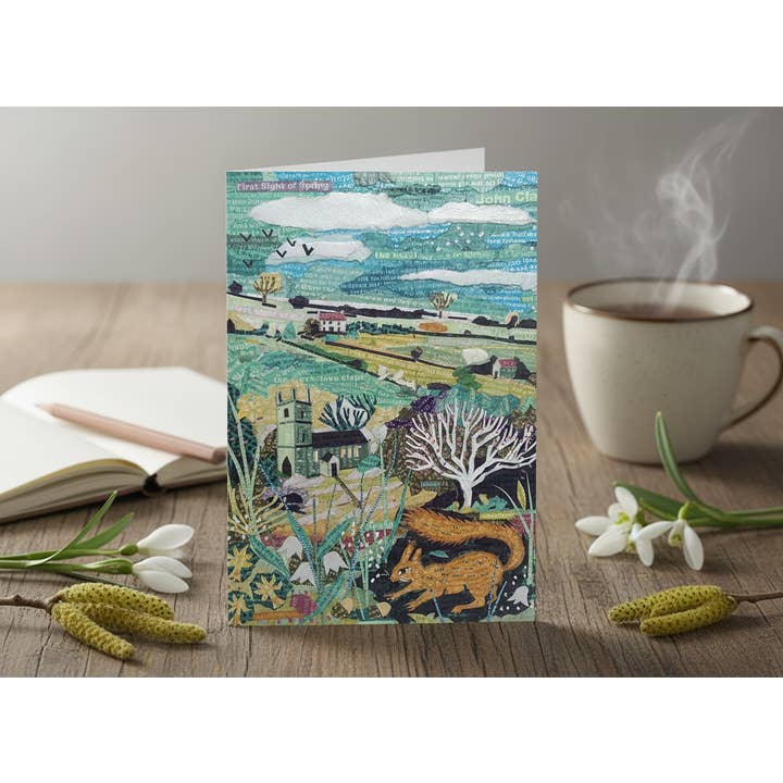Jamie Poole – wholesale Everyday greeting card – First Sight of Spring – A5 Art Card, Pack of 6, Blank Inside5