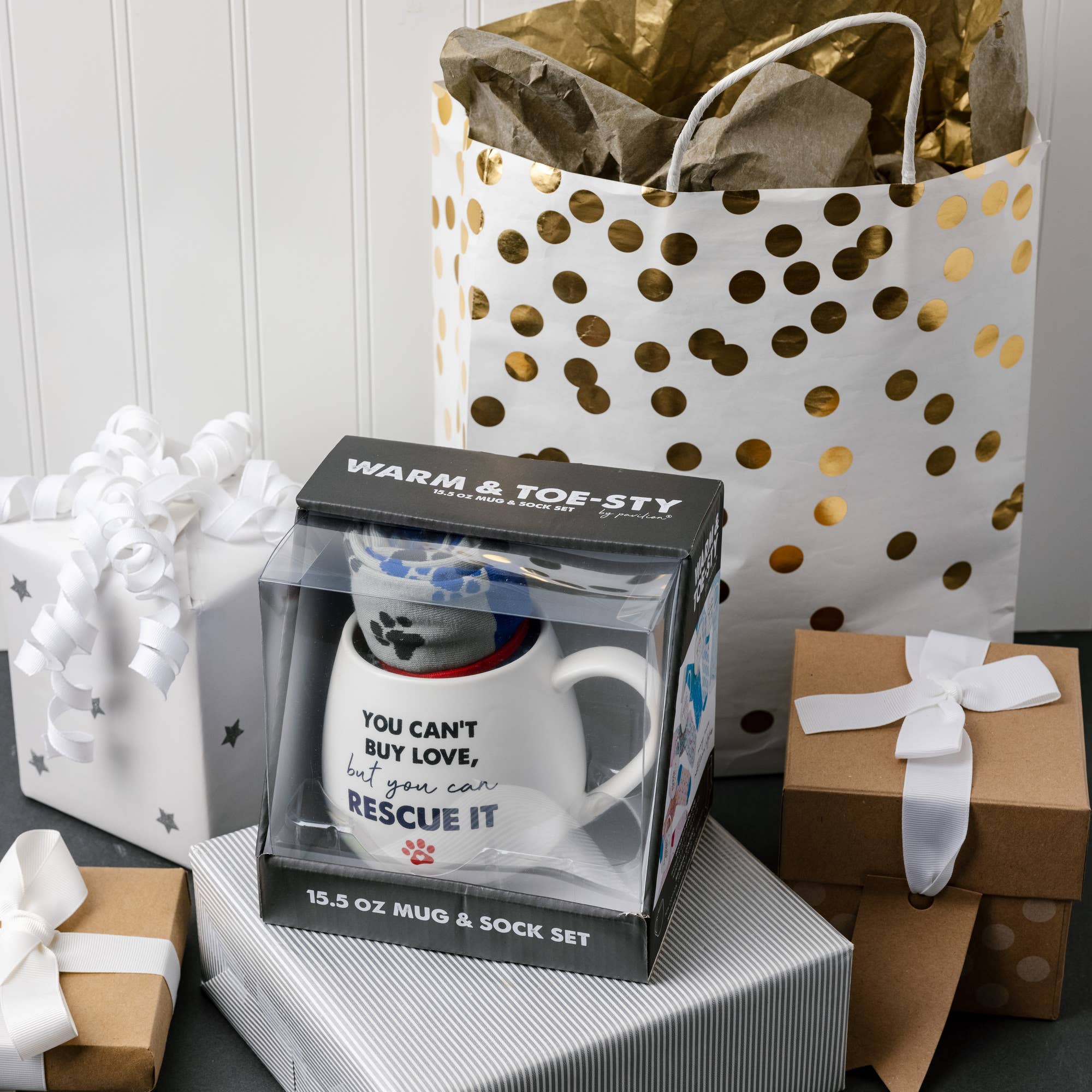 Pavilion - Vendita all'ingrosso Tazza - Rescue - Set tazza e calzini da 15,5 oz3