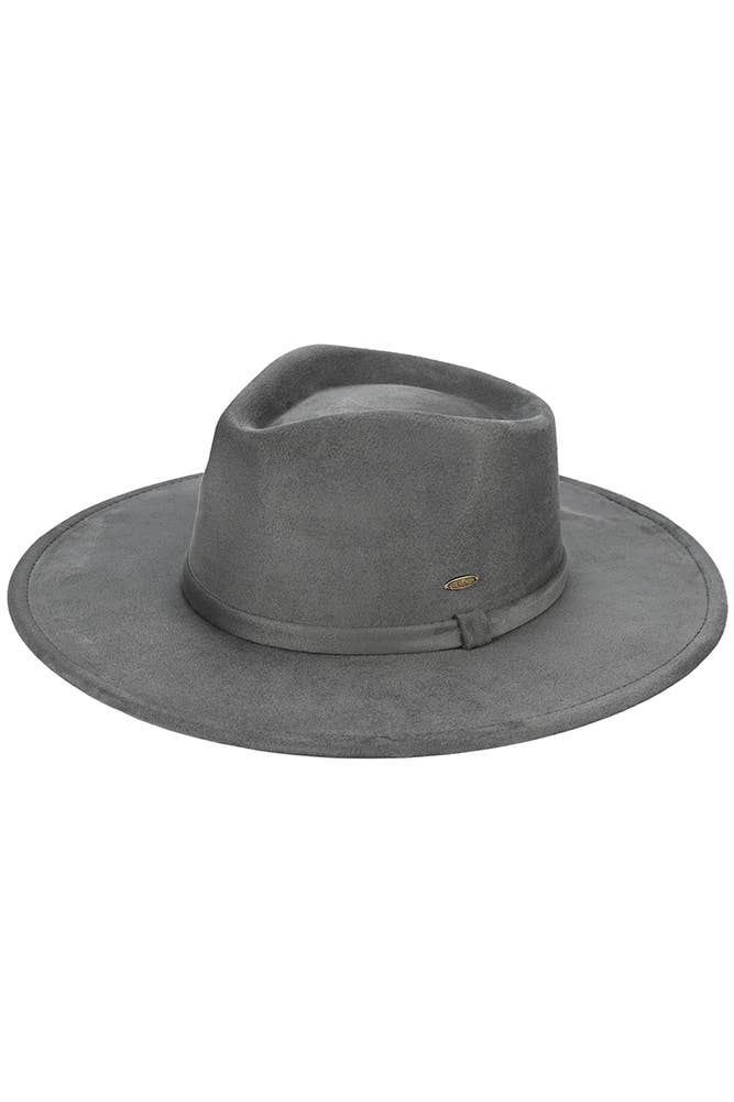 Hana - Wholesale Fedora - Dames - C.C Rancher-hoed van imitatiesuède0