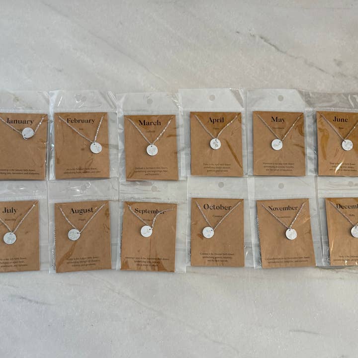 Stirling Thyme - Vendita all'ingrosso Collana con ciondolo/pendaglio - Collane con fiori del mese6