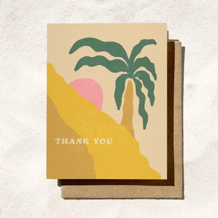 Thank You Palm Tree Card | Palm Springs Card | Fall Card and other Purchase Wholesale palm tree. Free Returns & Net 60 Terms on Faire trending on Faire.