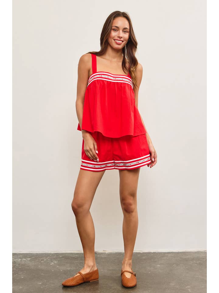 Mustard Seed - Wholesale Blouse - Women's - BABYDOLL SLEEVELESS TOP
