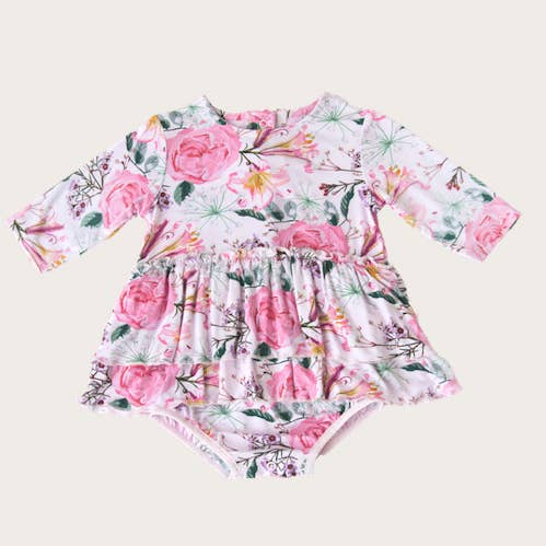 Harlow Carr Rose Skirted Bodysuit for wholesale by Charming Mary