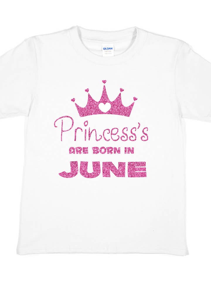 T-shirt Aniversário Meninas Nasceram Em Junho T-Shirt por atacado de Print4U