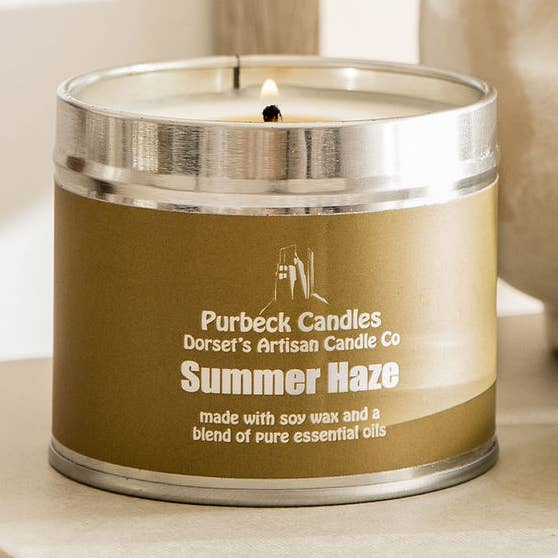 Purbeck Candles - Wholesale Travel Candles - Signature Range Candle in a Tin - Summer Haze0