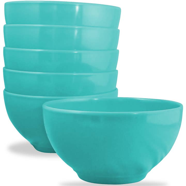 Reston Lloyd - Wholesale Bowl - 6pc Melamine Bowl, (10 Colors)10