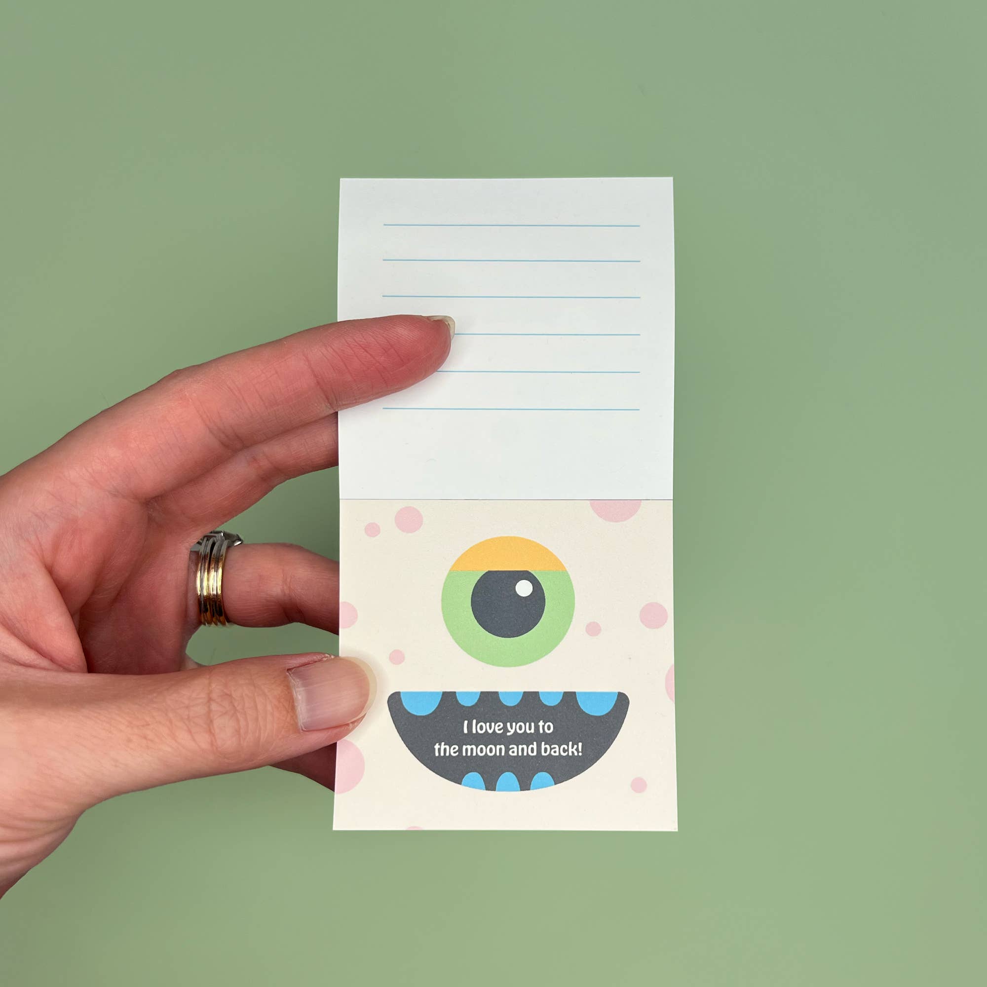 Sungy Side Up - Wholesale Notepad - Monster Lunch Box Notes Notepad – 24 Notes for Kids' Lunches10