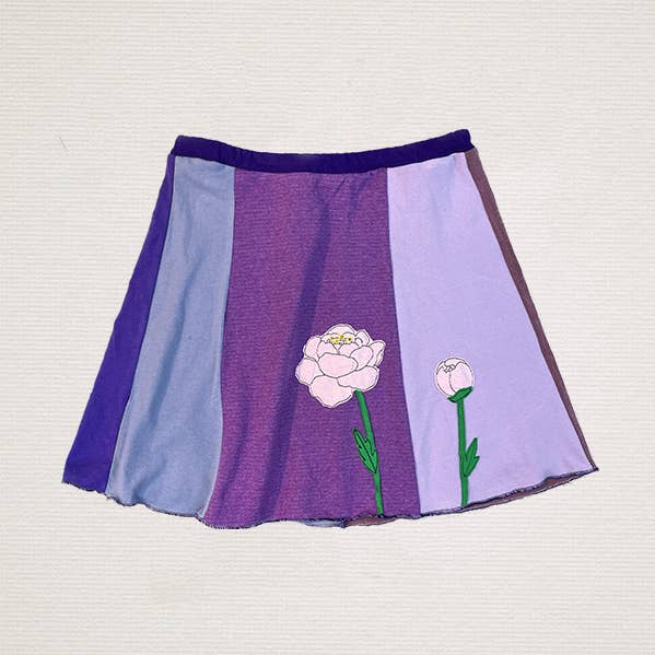 Lilla Mini Applique Nederdel - Peony for engroshandel på Faire0