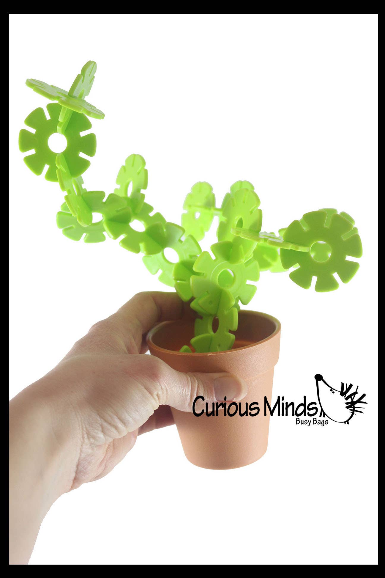Curious Minds Toys – wholesale Building set – Child – Succulant Sculpture Cactus Connecting Shapes Building Set -2