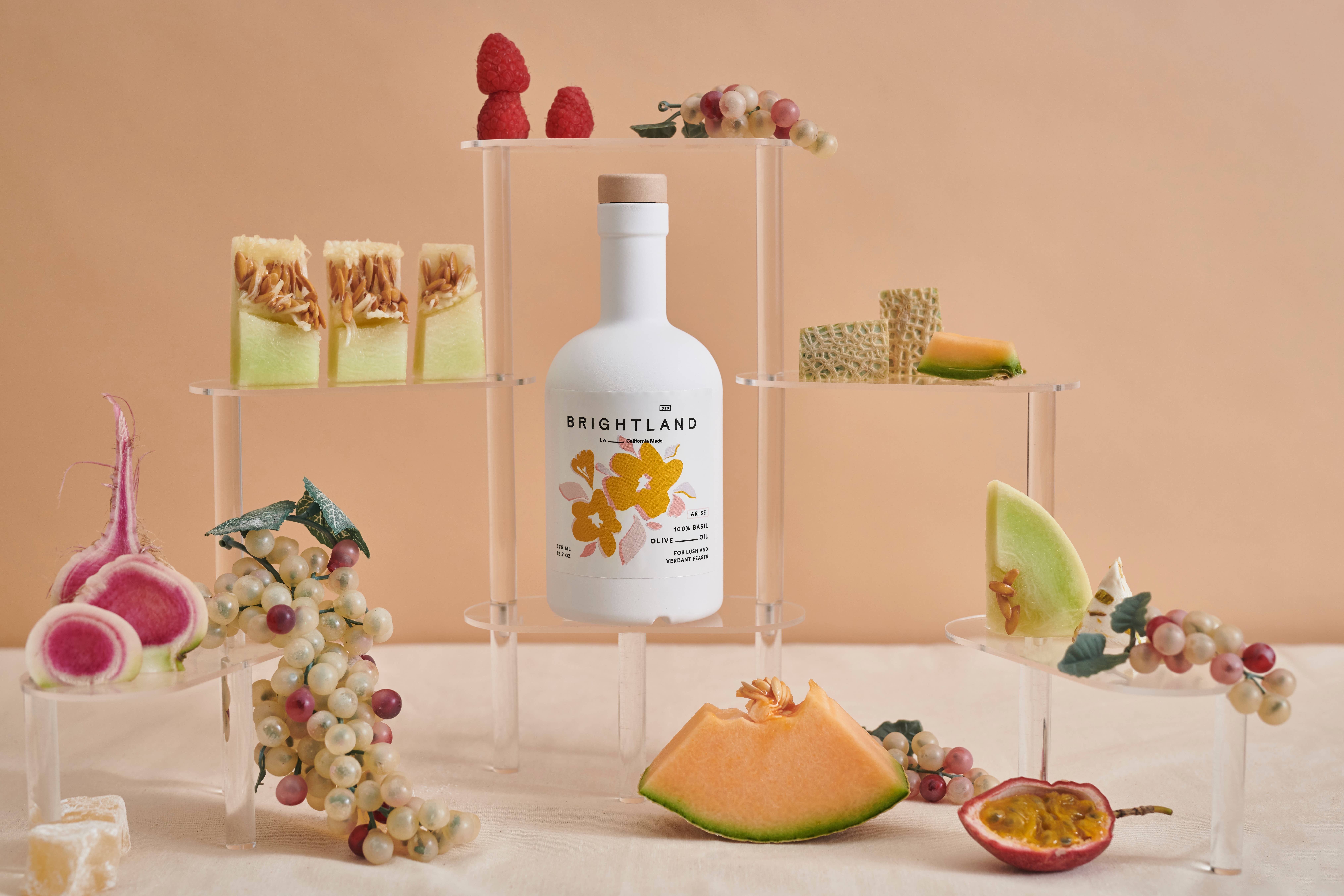 Brightland - Wholesale Olive Oil - ARISE Basil Flavored Olive Oil1