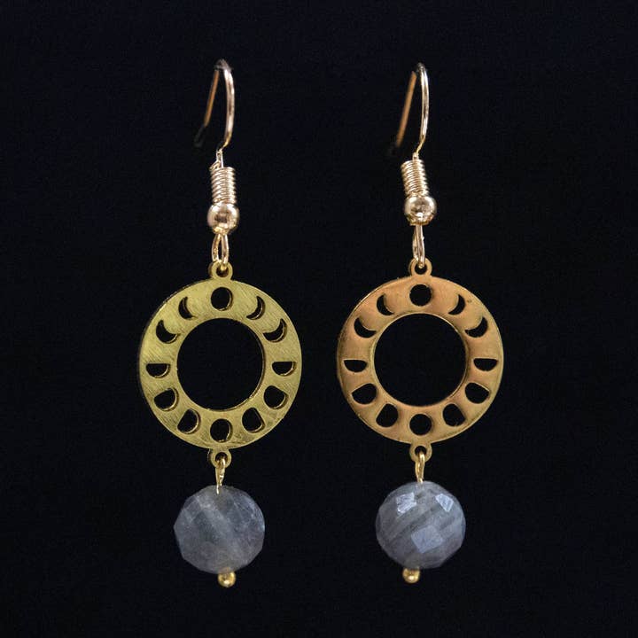 Moon Phase Earrings for wholesale by JAC Jewelry Designs