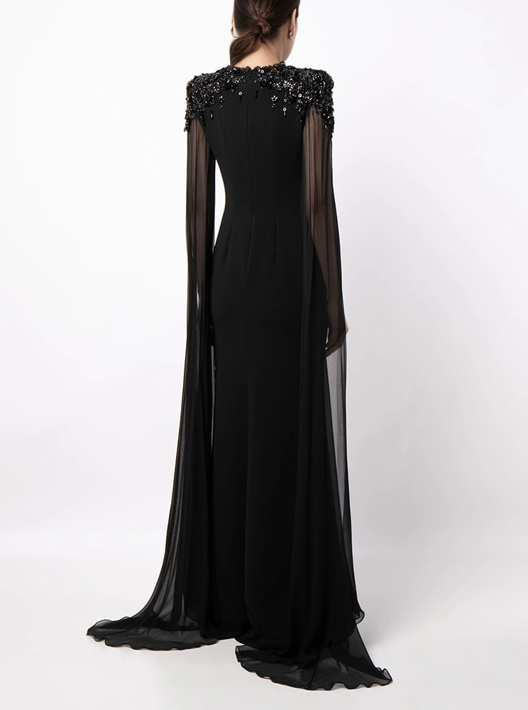 Productseeker - Vente Robe de soirée – femme - Robe de soirée longue élégante avec perles et strass DR863Y 20251