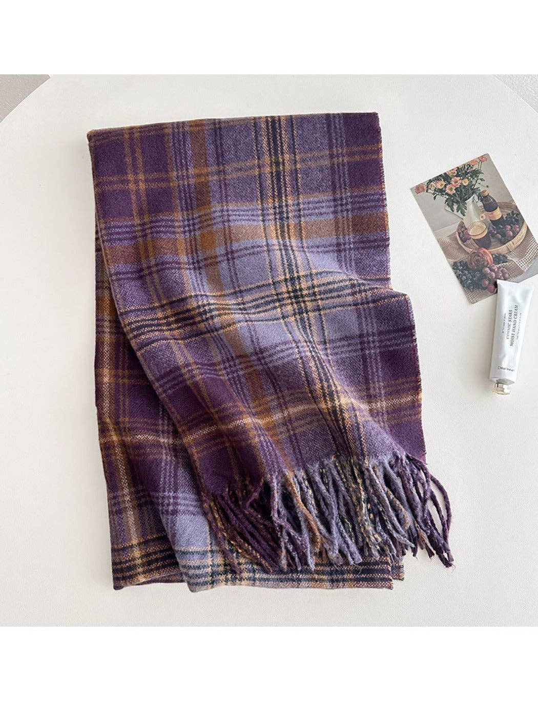 Funkyrel® Atzbranding Limited - Wholesale Sjaal - Dames - Scarvii - Geruite Wintersjaal Sjaal voor Vrouwen9