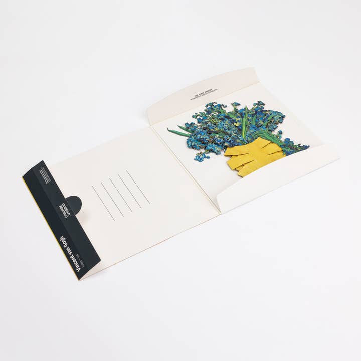 Today is Art Day - Vendita all'ingrosso Fiori finti - Vincent van Gogh - Vaso di Iris - Bouquet di carta