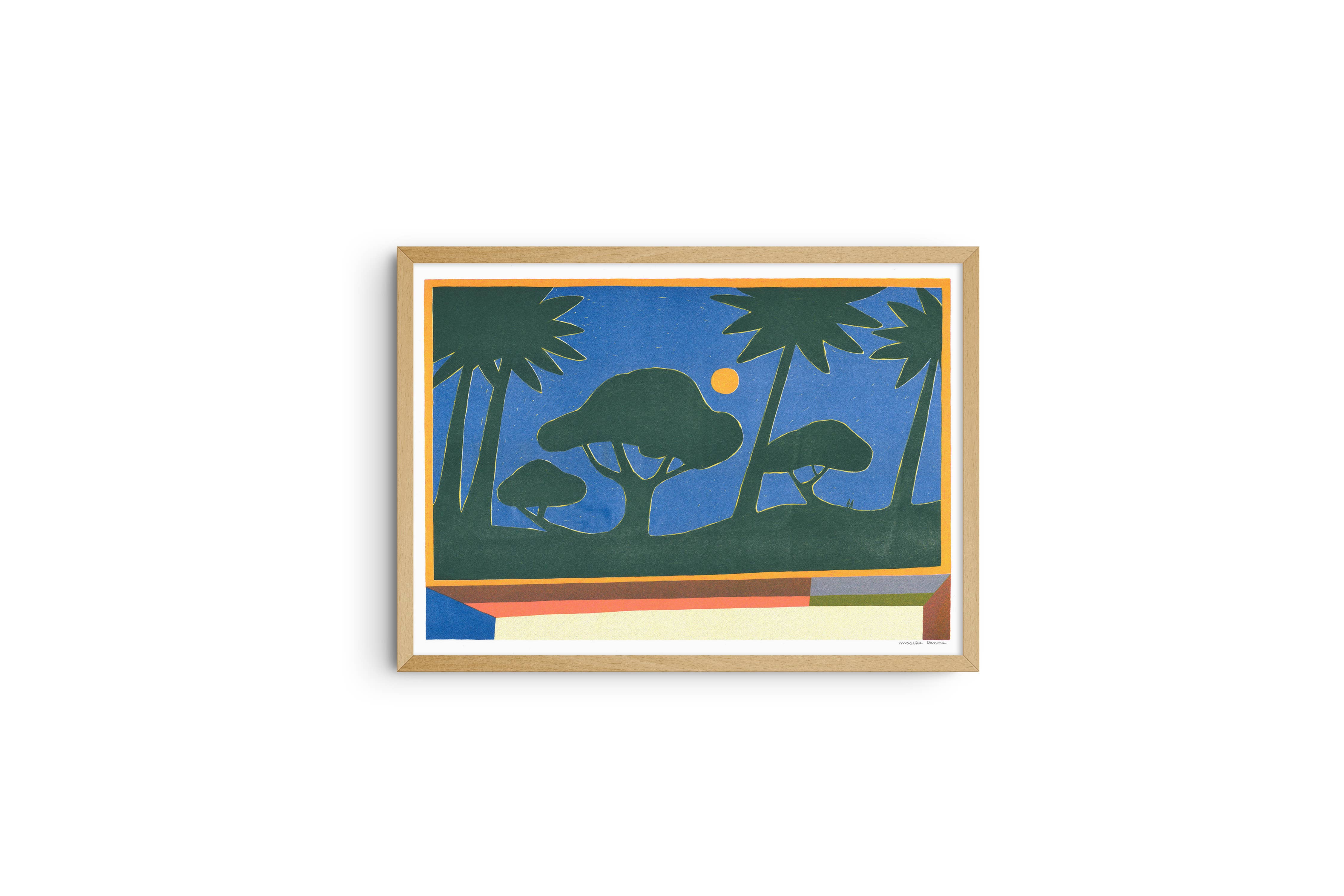 KIBLIND Atelier - Wholesale Poster - Poster A3 - Maaike Canne - A Bright Night