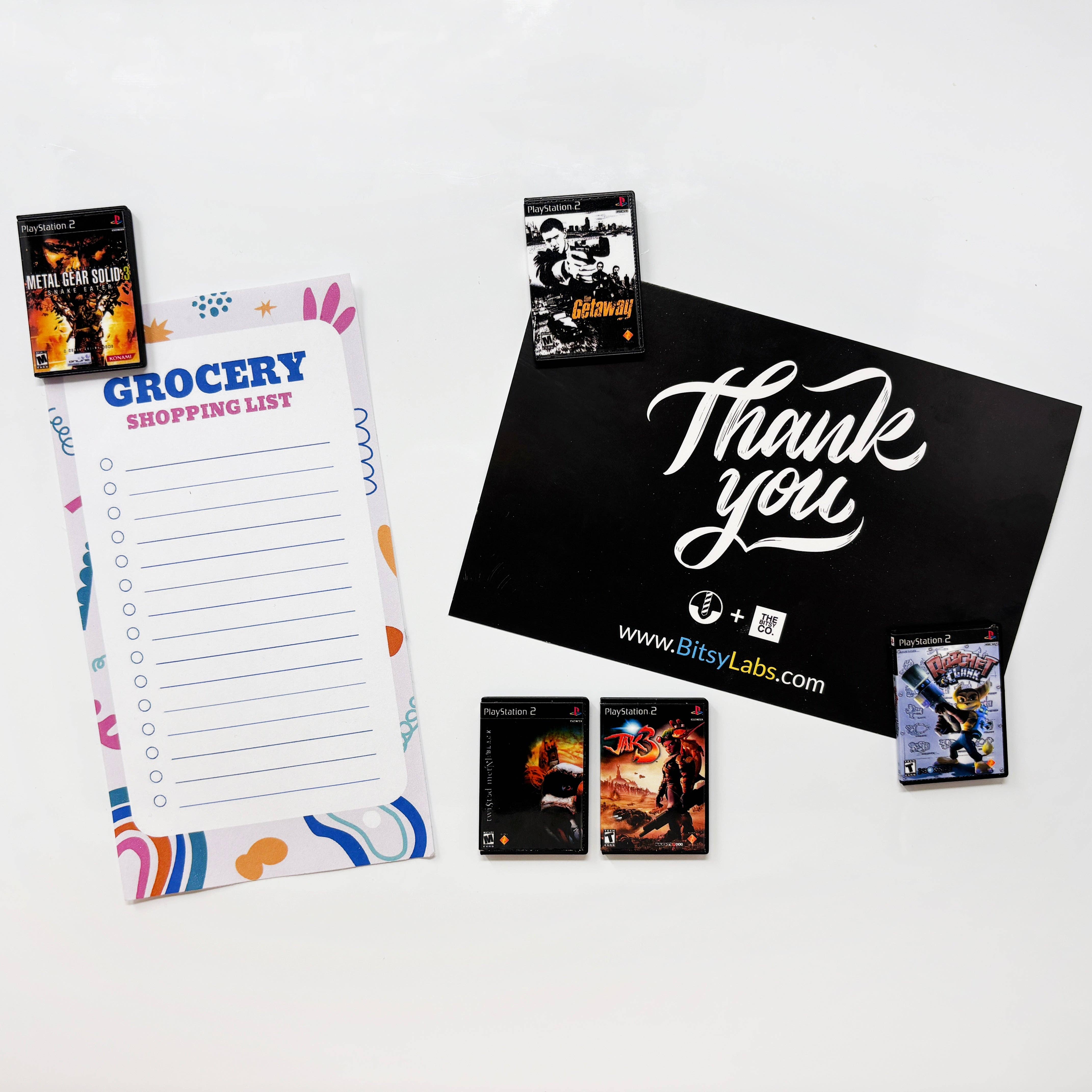 BitsyLabs - Vente Aimants - Aimants de jeu PS2 (petits)8