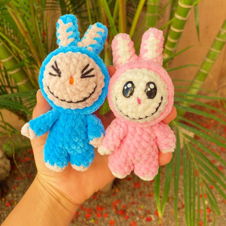 TOMOPOD LLC - Wholesale Christmas decoration - Crochet Funny Labubu, Amigurumi Bunny Doll, Cute Doll Gift1