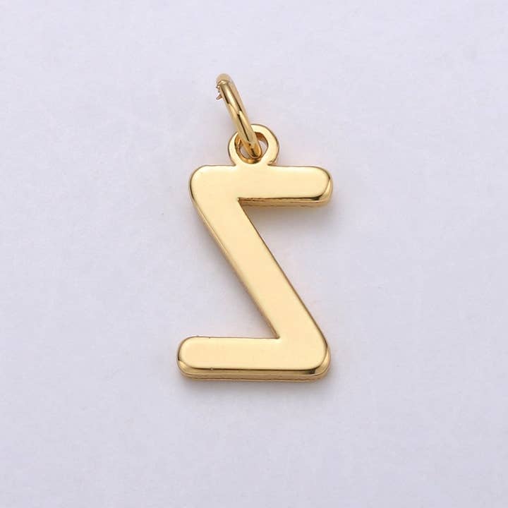 Aim Eternal - Wholesale Individual charm/pendant - 14k Gold Filled Personalized Initial Charm Initial Pendant, Letter Charm, Minimalist Alphabet Letter Charm, Monogram Charm Add On Charm A-113 to A-12525