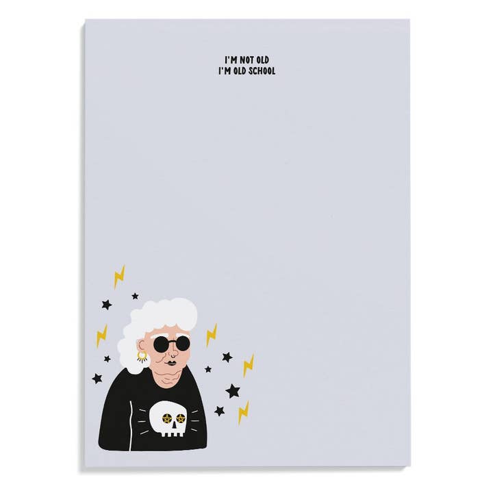 I'm Old School Notepad for wholesale by Pipsticks