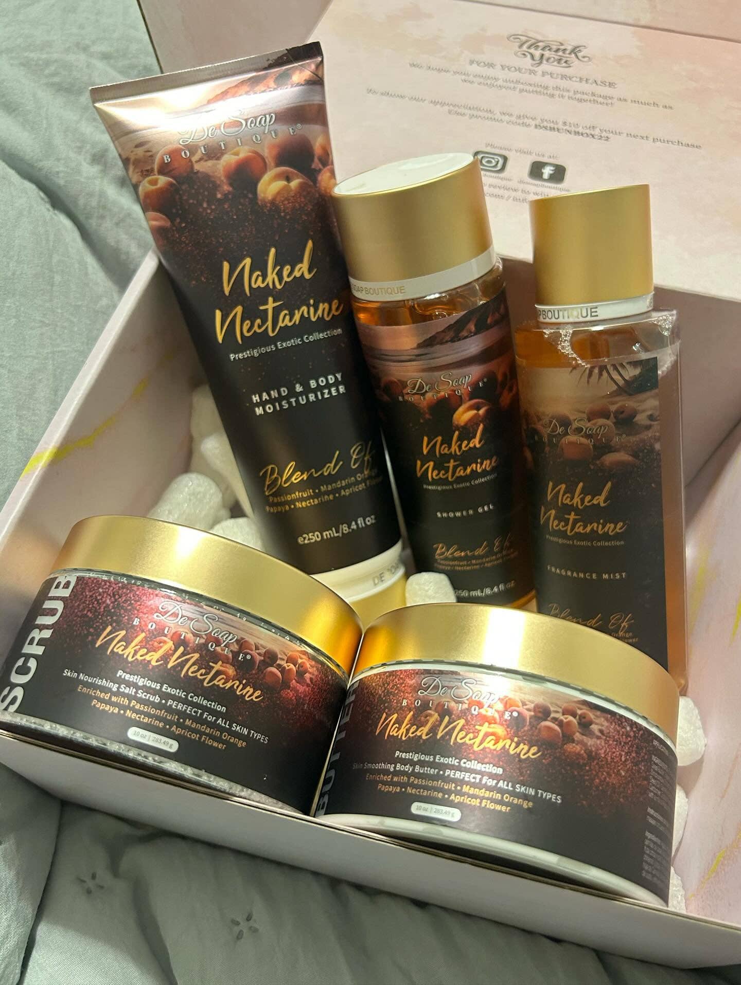 De Soap Boutique TM - Venta al por mayor Crema corporal - Manteca corporal Naked Nectarine6