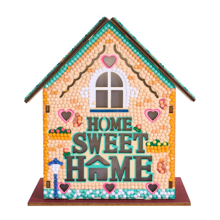 Diamond Art Club - Wholesale DIY Craft Kit - Gem House - Home Sweet Home7