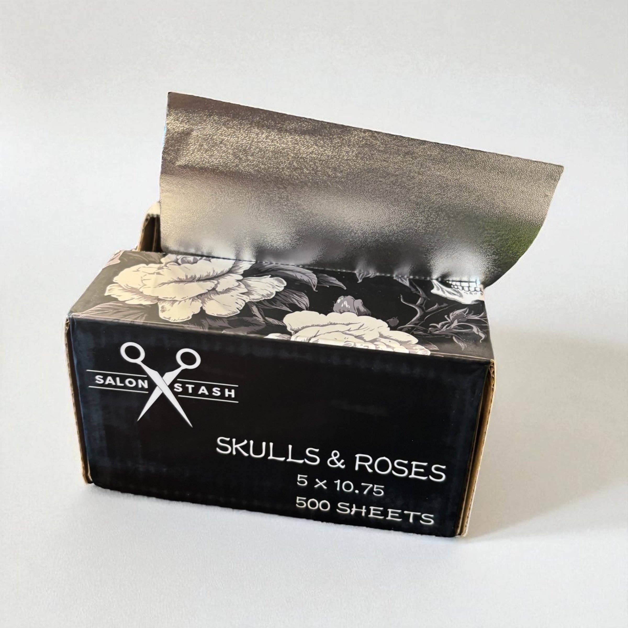 Beauty Stash - Wholesale Hair Accessories Set - Women's - Salon Stash Embossed, Pre-Cut, Pop-up Hair Foils (500 sheets/box) 12 box case pack, 6000 foils17