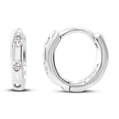 Créoles Huggie Confetti pour la vente par Chloe + Lois