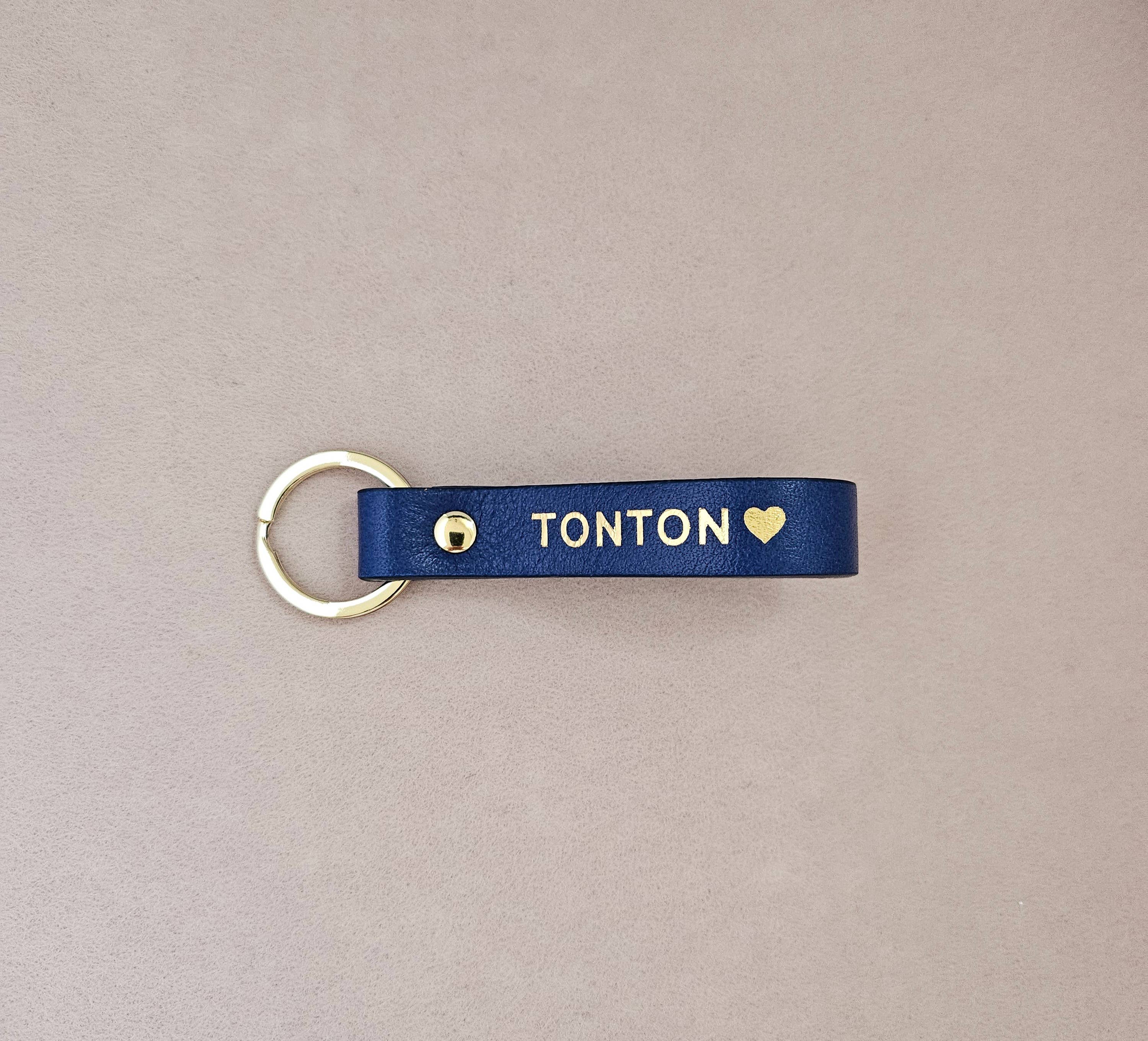 Royal marais - Vente Porte-clés – unisexe - porte-clé cuir tonton/tata5