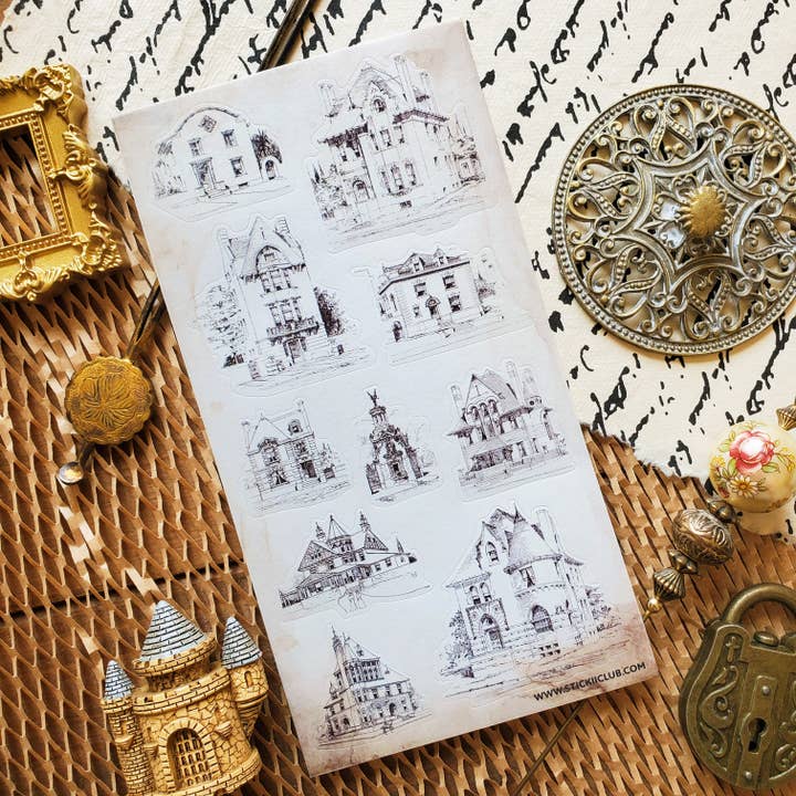 STICKII - Wholesale Sticker - Architect’s Sketchbook Sticker Sheet1