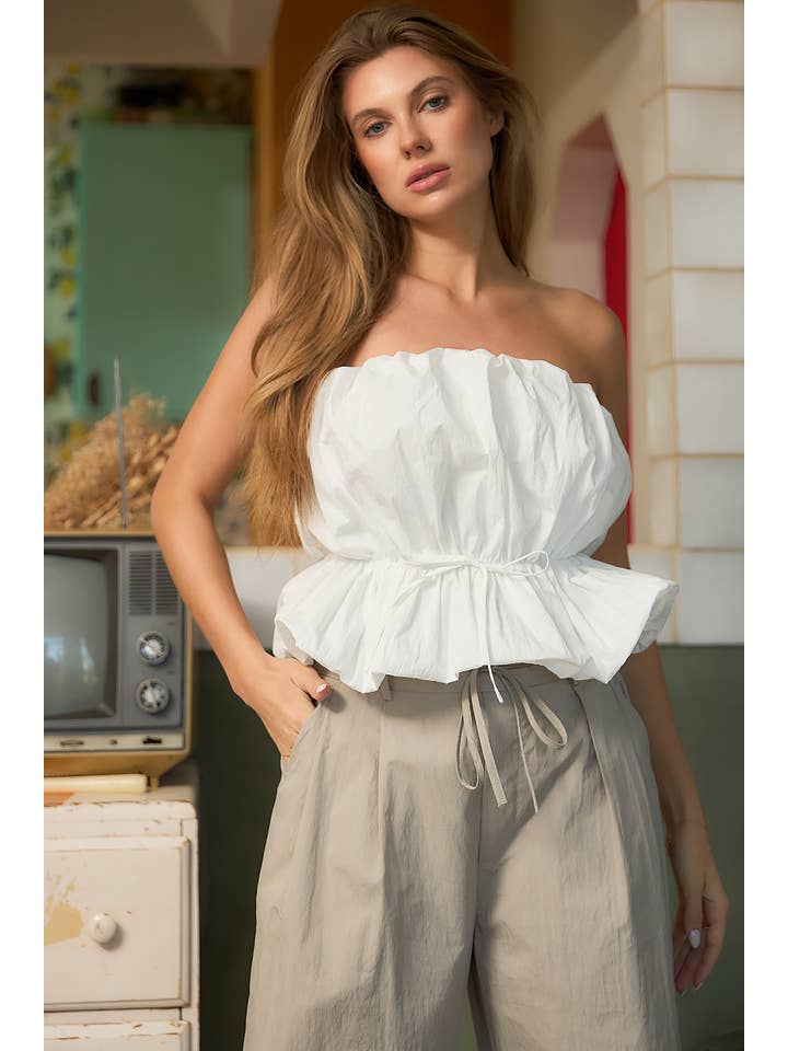 Her Bottari - Wholesale Blouse - Women's - BT6110_Bubble Tube Top ONLY